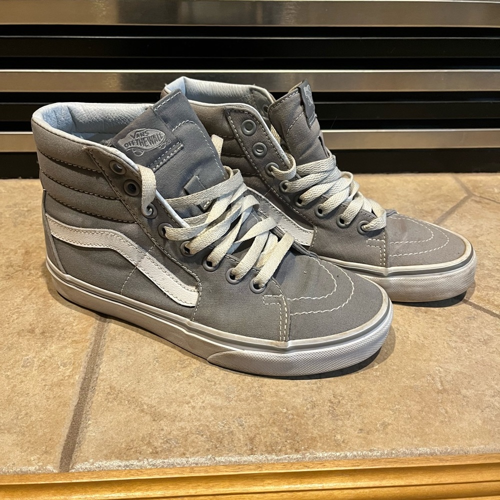 Vans High Too Gray sz 6.5 - Picture 3 of 5